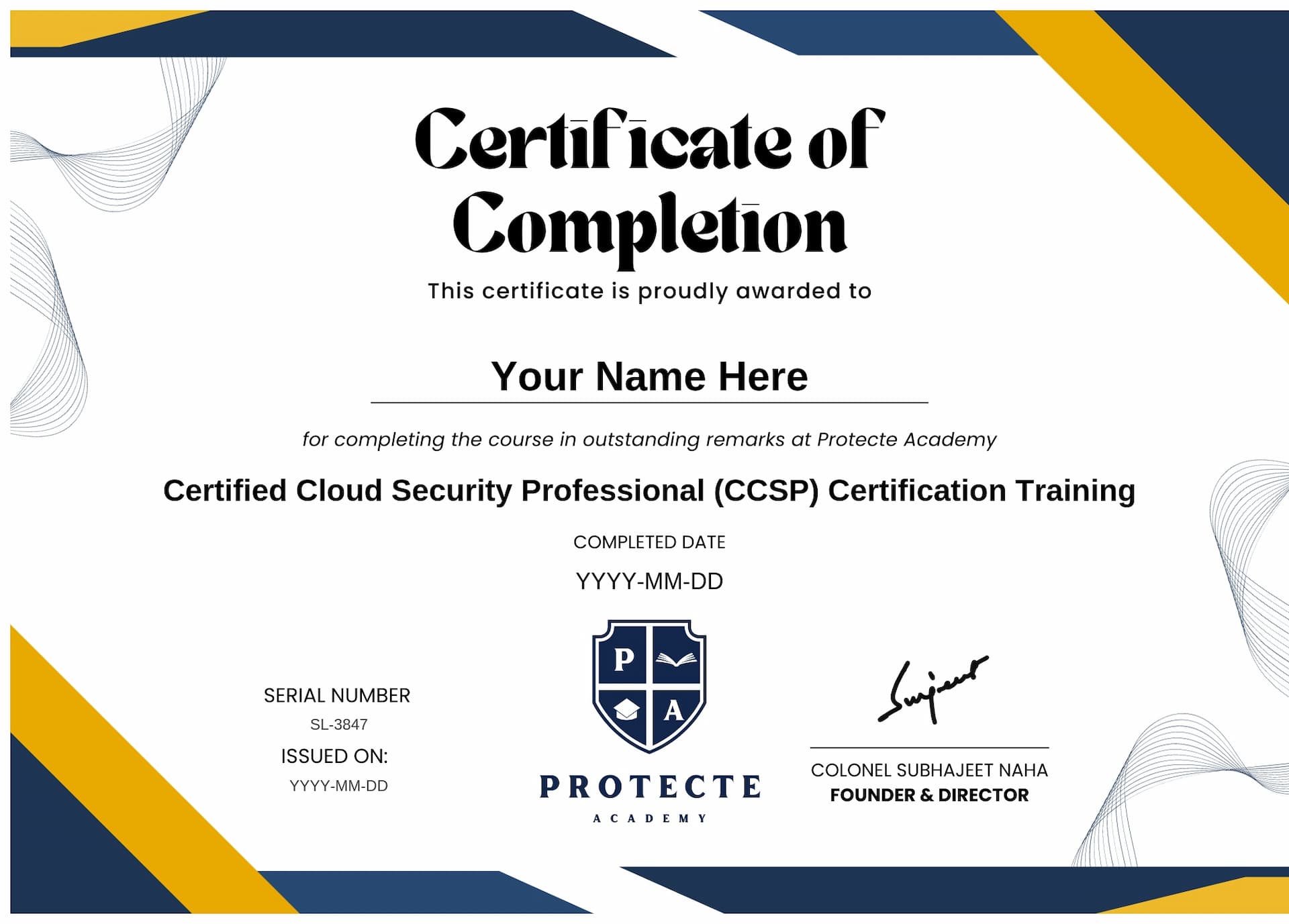 Course Certificate